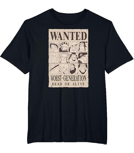 Amazon.com: One Piece - Wanted Poster Portgas D. Ace T-Shirt